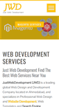 Mobile Screenshot of justwebdevelopment.com
